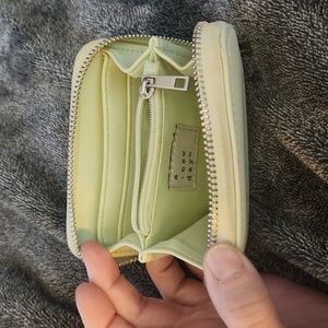 Pastel Green small zip wallet by It's a New Day